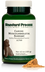 A bottle of Canine Musculoskeletal Support, a powder supplement for dogs’ muscles, ligaments and bone health, next to an image of the powder supplement.
