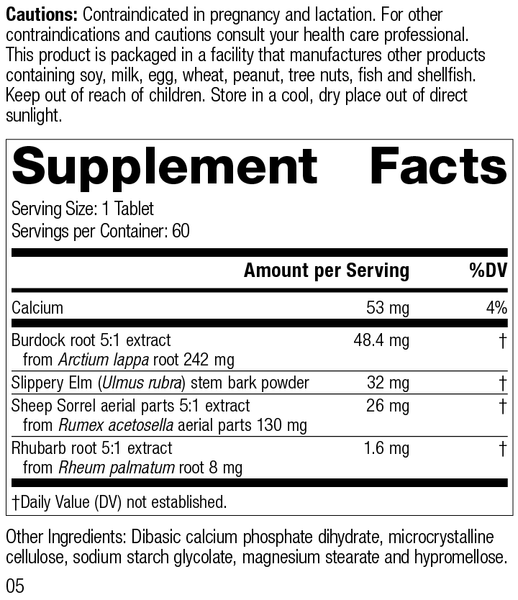 Burdock Complex, 60 Tablets – My Store
